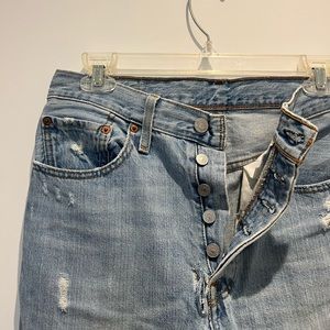 Vintage, worn levi’s jeans